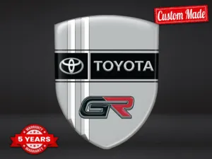 Toyota Logo Into Sticker Durable High Quality Professional